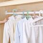 Cabilock Clothes Hanger 10pcs Non Trace Hangers Multi Function Hangers Plastic Hangers Skid Resistance Hangers Color Random