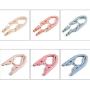 Studyset Portable Folding Travel Hanger Detachable Clips Foldable Non-Slip Clothes Hanger Beige with Clips