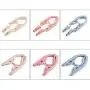 Studyset Portable Folding Travel Hanger Detachable Clips Foldable Non-Slip Clothes Hanger Beige with Clips