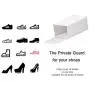 YueYue Foldable Fabric Shoe Storage Box,4 Pack Stackable Shoe Boxes Holder with Mesh Cloth Fabric Window White (13.3/8.85/5.9 Inch) YueYue Foldable Fabric Shoe Storage Box,4 Pack Stackable Shoe Boxes Holder with Mesh Cloth Fabric Window White (13.3/8.85/5.9 Inch)