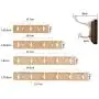 Clothes Hook Hanger Wall Hanging Bedroom Wall Shelf Door Back Hook Coat Hook Creative Coat Hook Wall White (Size : 73.8cm) Clothes Hook Hanger Wall Hanging Bedroom Wall Shelf Door Back Hook Coat Hook Creative Coat Hook Wall White (Size : 73.8cm)