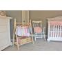 Clothing Rack, Nursery Decor, Dress Up Station, Kids Clothing Storage, FOLDS UP, 40x26 in Tall Wooden Clothes Rack with Canvas Storage Shelf