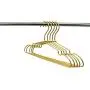 KOOBAY 30Pack 12.6 inch Gold Metal Hangers Non Slip Suit Coated Wire Aluminum Children Storage Baby Hangers