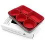 Welaxy Drawer Organizers Shallow Organiser Bins Draw dividers Felt Storage bin Office Organize Boxes for Girlfriend Women Man Boyfriend mom, Pack 8 (Red)