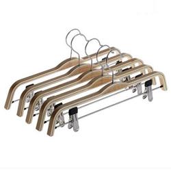 WZP Hanger,Simple and Stylish Space-Saving Pants Clip,Wooden Environmental Protection Solid Wood Non-Slip Hanger Bearing Strong/As Shown/As Shown