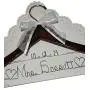 Personalized Bridal Wedding Dress Hanger With Date - Any Name Custom Made Silver Dark Wood Hanger with Notches in Hanger, Bride Gift - Choice of 9 Bow Colors. Wedding Shower Gift Personalized Bridal Wedding Dress Hanger With Date - Any Name Custom Made Silver Dark Wood Hanger with Notches in Hanger, Bride Gift - Choice of 9 Bow Colors. Wedding Shower Gift