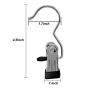 IPOW 12 PCS Portable Laundry Hook Hanging Clothes Pins Stainless Steel Travel Home Clothing Boot Hanger Hold Clips