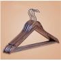 5pcs Wedding Dress Hanger Antislip Wooden Clothes Hangers, 45cm Wood Coat Suit Wedding Gown Display Hanger Space Saving