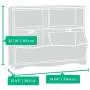Sauder Pogo Bookcase/footboard, Soft White finish Sauder Pogo Bookcase/footboard, Soft White finish