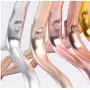 10pcs Random Color Cloth Hanger Durable Antideformation Aluminium Alloy Closet Adult Skirt Dress Clothing Towel Storage Rack Closet Space Saver