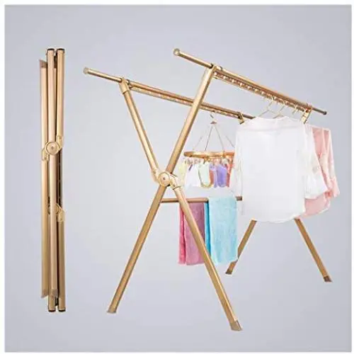 XIAOLONG Drying Rack Floor Folding Indoor X-Shaped Balcony Drying Quilt Cool Hanger Drying Rack Telescopic Clothes Pole -45 XIAOLONG Drying Rack Floor Folding Indoor X-Shaped Balcony Drying Quilt Cool Hanger Drying Rack Telescopic Clothes Pole -45