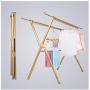 XIAOLONG Drying Rack Floor Folding Indoor X-Shaped Balcony Drying Quilt Cool Hanger Drying Rack Telescopic Clothes Pole -45