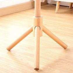 D&LE Wooden Coat Rack 8 Hooks, Entryway Hall Tree Coat Hanger Holder Easy Assembly for Clothes Hats Scarf Coat Stand-White 45x173cm(18x68inch)