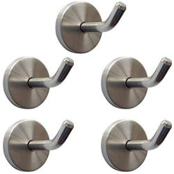 Generic Stainless Steel Clothes Hook Robe Hanger Pack of 5 (Short)