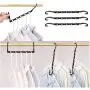 10PC Multifunctional Folding Shirts Coat Clothes Hanger Holders Save Space Non-Slip Clothes Hanger Wardrobe Organizer Magic Hanger Decoration 10PC Multifunctional Folding Shirts Coat Clothes Hanger Holders Save Space Non-Slip Clothes Hanger Wardrobe Organizer Magic Hanger Decoration