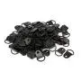 uxcell 100pcs 25x14mm Picture Photo Frame Hanging Single Hole D-Ring Hanger Black