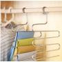 Multi-Use Pants Trousers Hanging Clothes Hanger 5-Layers Room Space Saver Home Decor 5pcs