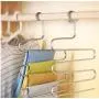 Multi-Use Pants Trousers Hanging Clothes Hanger 5-Layers Room Space Saver Home Decor 5pcs Multi-Use Pants Trousers Hanging Clothes Hanger 5-Layers Room Space Saver Home Decor 5pcs