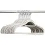 Iddefee Clothes Hanger Pack of 30 Non-Slip Plastic Hangers Space Saving for Closet Multifunctional Hanger Pants Hangers (Color : White, Size : 4524.50.5cm)