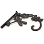 Cast Iron Rustic Brown Dragonfly Plant Hanger Hook, Bracket Style Hanging Plant Hook Cast Iron Rustic Brown Dragonfly Plant Hanger Hook, Bracket Style Hanging Plant Hook