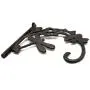 Cast Iron Rustic Brown Dragonfly Plant Hanger Hook, Bracket Style Hanging Plant Hook Cast Iron Rustic Brown Dragonfly Plant Hanger Hook, Bracket Style Hanging Plant Hook