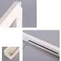 Indoor Folding Rack Multifunction Clothes Hanger Retractable Coat Space Saving Wall Mini Stainless Steel 2pcs