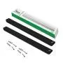 Anjuer Wall Mounted Drying Rack Clothes Hanger Folding Wall Coat Racks Aluminum Home Storage Organiser Space Savers Black