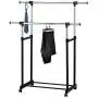 Cypress Shop Rolling Laundry Drying Rack Heavy Duty Adjustable Telescopic Double Rails Garment Clothing Hanging Dryer Storage Hanger Clothes Balcony Room Household Home Furniture Cypress Shop Rolling Laundry Drying Rack Heavy Duty Adjustable Telescopic Double Rails Garment Clothing Hanging Dryer Storage Hanger Clothes Balcony Room Household Home Furniture