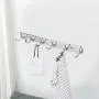 Atkobac Stainless Steel Wall Hook Rack Wall Mount Hanger Hanging Rack for Keys Keychains Bag Hat Clothes Towel Coat for Kitchen Home Living Room Door