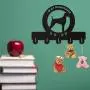 Coat racks coat hooks Dog Animal Silhouette Wooden Hanger Unique Gift Clothes Hat Key Hook/Coat Rack/Wall Hook Home Decoration Wall Stickers Kitchen Bathroom Towel Hook,Black (30cm) over door hooks