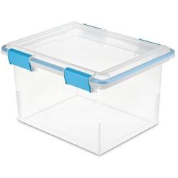 STERILITE 32Qt Clear Gasket Boxes 19334304 32Qt Clear Gasket Box