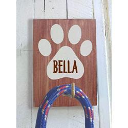 Personalised Wood Lead Hook Dog Lead Hook Dog Leash Wall Hanger Custom Dog Lead Holder