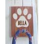 Personalised Wood Lead Hook Dog Lead Hook Dog Leash Wall Hanger Custom Dog Lead Holder