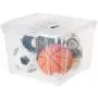 IRIS 60 Quart Wing Lid Storage Box, 6 Pack IRIS 60 Quart Wing Lid Storage Box, 6 Pack