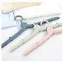 CP-nine 4 Pcs Mini Folding Travel Clothes Hangers Foldable Plastic Adjustable Portable for Suitcase Adult Children Clothes Rack