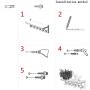 LRZS Creative Simple Wall Hanging Clothes Hanger Bedroom Clothes Hanger Wall Hanging Clothes Hanger Living Room Shelf Wall Hanging Wood Separator (Color : White)