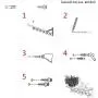 LRZS Creative Simple Wall Hanging Clothes Hanger Bedroom Clothes Hanger Wall Hanging Clothes Hanger Living Room Shelf Wall Hanging Wood Separator (Color : White)