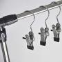 Justdolife 10PCS Hanging Laundry Hook Stainless Steel Heavy Duty Boot Hanger Clothes Pin