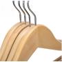 5 Pcs Wooden Adult Clothes Hangers for Jeans Pants Coat Hanger Home Storage Holder Dress Long Racks