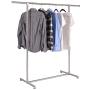 FDInspiration Silver 51.6" Steel Garment Rack Single Bar Clothes Hanger with Ebook