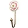 Indianshelf Handmade 1 Artistic Vintage Pink Ceramic Floral Clothes Hooks Hangers/Wall Hooks for Kids Indianshelf Handmade 1 Artistic Vintage Pink Ceramic Floral Clothes Hooks Hangers/Wall Hooks for Kids