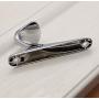 KFZ Hat and Coat Hook,Clothes Hook,Bath Towel Hook,HAO-SPN0001 Zinc Alloy Hanger (1 Pack, SPN0001-Bright Chrome)