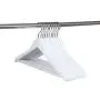 Amber Home Gugertree Solid Wooden Hangers Wood Suit Coat Hanger, White Color Finished with Non-Slip Bar (16) Amber Home Gugertree Solid Wooden Hangers Wood Suit Coat Hanger, White Color Finished with Non-Slip Bar (16)