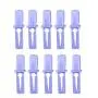 Ymout 10pcs Laundry Hook Clips Windproof Hanger Buckle for Home Clothes Portable Outdoor Non-Slip Plastic Hook (Purple,10 Pcs)