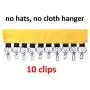 Konesky Hat Organizer,Cap Racks,Cap Organizer Hanger 10 Clips Stainless Steel, Hat Holder, Folding Clothes Hangers Foldable Clothes Drying Rack for Travel Konesky Hat Organizer,Cap Racks,Cap Organizer Hanger 10 Clips Stainless Steel, Hat Holder, Folding Clothes Hangers Foldable Clothes Drying Rack for Travel