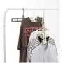 Magic Rotate Clothes Hanger Holder Storage Stand 9 Holes Plastic Support Drying Rack Wardrobe Finishing Space Saving Organizer 10 Pcs (Random Color)