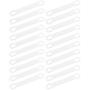 XISAOK 20Pciese Silicone Clothes Hangers Anti Slip Strip Clothes Rack Pad Windproof