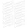 XISAOK 20Pciese Silicone Clothes Hangers Anti Slip Strip Clothes Rack Pad Windproof XISAOK 20Pciese Silicone Clothes Hangers Anti Slip Strip Clothes Rack Pad Windproof