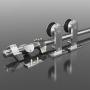 SMARTSTANDARD 6ft Top Mount Sliding Barn Door Hardware Kit - Stainless Steel Heavy Duty Sturdy Barn Door Track - Super Smoothly and Quietly - Fit 36" Wide Door Panel (T Shape Hanger) SMARTSTANDARD 6ft Top Mount Sliding Barn Door Hardware Kit - Stainless Steel Heavy Duty Sturdy Barn Door Track - Super Smoothly and Quietly - Fit 36" Wide Door Panel (T Shape Hanger)