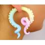 Yami Kawaii Tentacle Earrings with Night Glow Octopus Suckers Pastel Rainbow Glow In The Dark Plug Gauge Pastel Goth Anime Girl Menhera Fairy Kei Tunnels Harajuku Tapers Hangers Decoden Ear Stretchers Yami Kawaii Tentacle Earrings with Night Glow Octopus Suckers Pastel Rainbow Glow In The Dark Plug Gauge Pastel Goth Anime Girl Menhera Fairy Kei Tunnels Harajuku Tapers Hangers Decoden Ear Stretchers